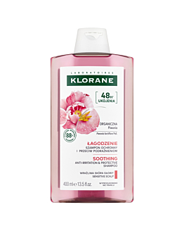 Klorane Łagodzenie Szampon z piwonią, 400 ml