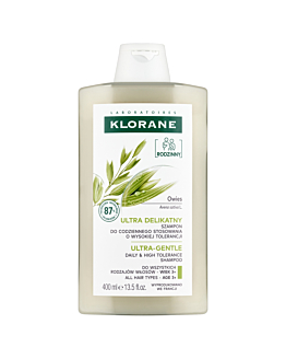 Klorane Ultradelikatny szampon z owsem do każdego rodzaju włos&oacute;w, 400 ml
