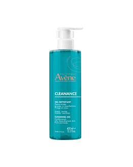 Avène Cleanance Gel Detergente per Pelle Grassa e Acneica 400 ml