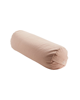 Myga Wałek / bolster do jogi łuska gryki - różowy