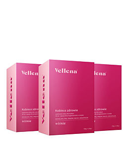 Vellena Zestaw suplementu diety kobiece zdrowie wiśnia 3 pack