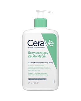 CeraVe Oczyszczający żel do mycia do sk&oacute;ry normalnej i tłustej, 473 ml