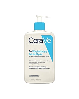 CeraVe SA Wygładzający żel do mycia dla skóry szorstkiej, z grudkami, suchej, 473 ml