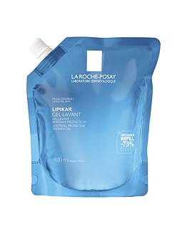 La Roche-Posay Lipikar Kojący i Ochronny Żel do mycia twarzy i ciała, Refill 