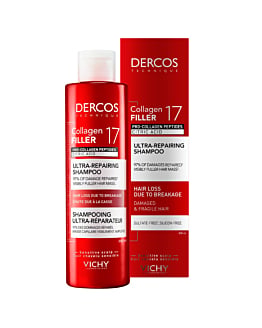 Vichy Dercos Collagen 17 Filler Ultraregenerujący szampon do włos&oacute;w, 200 ml