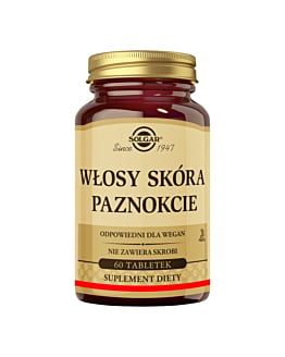 Solgar Włosy Skóra Paznokcie Tabletki