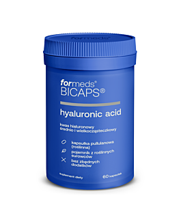 ForMeds Bicaps Hyaluronic Acid kwas hialuronowy 60 kapsułek wegańskich
