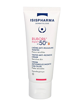 Isispharma Ruboril Expert SPF50+ -  Krem do skóry naczynkowej delikatnie koloryzujący  40ml