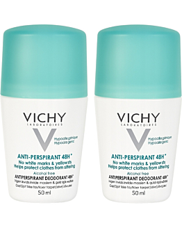 Vichy Deo Roll-on 48-h Przeciw śladom, 2x50ml