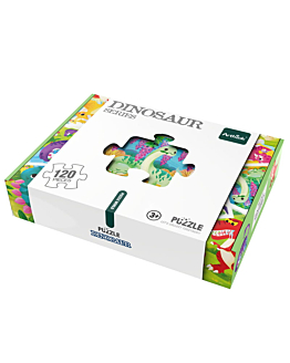 Habarri Puzzle edukacyjne - DINOZAURY - 120 el.
