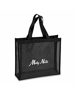MollyNails Torba Shopper Mesh Czarna