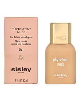 Sisley Phyto-Teint Nude Fondotinta Idratante Effetto Seconda Pelle, 2W1 Beige Chiaro