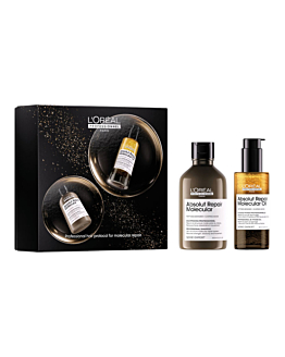 L&rsquo;Or&eacute;al Professionnel Absolut Repair Molecular Zestaw prezentowy: Szampon 300 ml + Dwufazowy olejek 90 ml