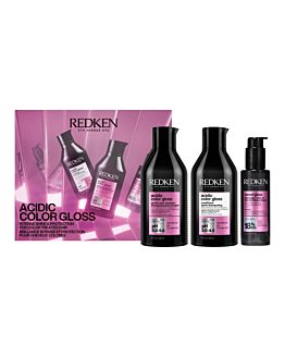 Redken Acidic Color Gloss Set Zestaw prezentowy: Szampon 300 ml + Odżywka 300 ml + Olejek Naked Gloss 100 ml