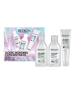 Redken Acidic Bonding Concentrate Zestaw prezentowy: Szampon 300 ml + Odżywka 300 ml + Krem bez spłukiwania 150 ml