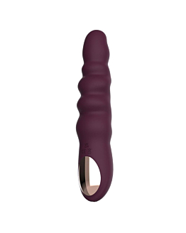 Dream Toys Essentials Ribbed Power Vibe wibrator Purple