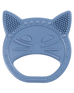LUU Kids Gryzak Dla Dzieci Luuisa The Cat Cloudy Blue