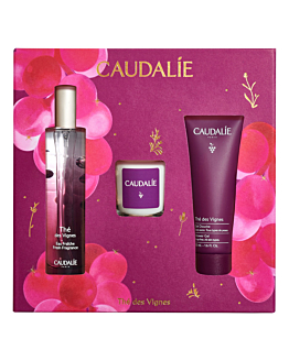 Caudalie The Des Vignes Zestaw prezentowy: Woda  + Żel pod prysznic + Świeca