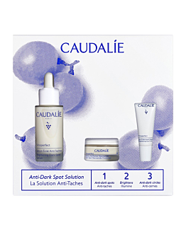 Caudalie Vinoperfect Zestaw prezentowy, Serum + Krem pod oczy + Krem na dzień