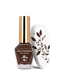 MollyNails PRO Stamping Lakier Do Stempli Brown Nr 13 10 ml
