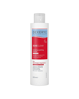 Dexeryl Dexeclear Gel Detergente Idratante e Lenitivo per Pelle a Tendenza Acneica, 200 ml