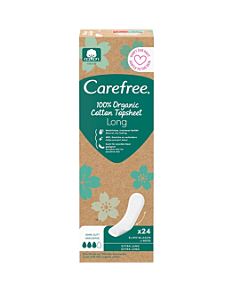 Carefree Organic Cotton Wkładki Higieniczne