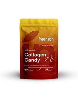 Intenson Collagen Candy 60 tabletek do ssania o smaku mango-marakuja