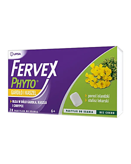 Fervex Phyto Gardło i Kaszel Pastylki do ssania