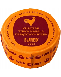 EdRED Kurczak Tikka Masala Z Brązowym Ryżem 300 g