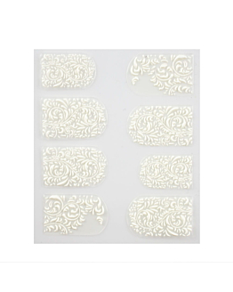 Allepaznokcie Naklejki Do Paznokci 5D Samoprzylepne Ornamenty Nr 002