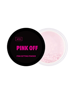 Wibo Pink Off Setting Powder różowy puder utrwalający makijaż, 7g