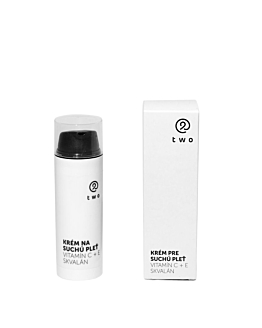 Two Cosmetics Krem do cery suchej z witaminami C i E oraz skwalanem