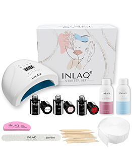 INLAQ Zestaw Startowy do Manicure Hybrydowego
