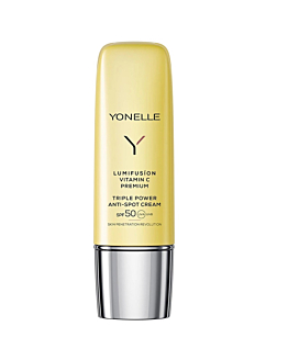 Yonelle Lumifusion potrójnie aktywny krem SPF50 przeciw przebarwieniom z witaminą C, 50ml