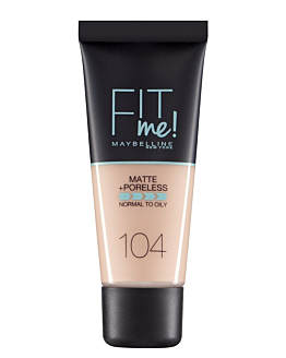 Maybelline Fit Me Fondotinta Viso, 104