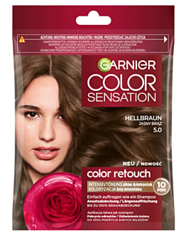 Garnier Color Sensation Shampoo colorante, 5.0 Castano Chiaro