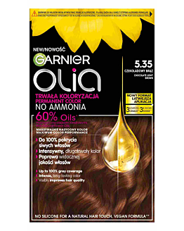 Garnier Olia Farba do włosów 5.35 Chocolate Light Brown