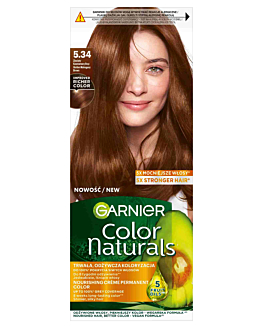 Garnier Color Naturals Farba do włosów 5.34 Złocisty Kasztanowy Brąz