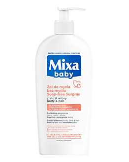 Mixa Baby Łagodny żel do mycia ciała i włosów