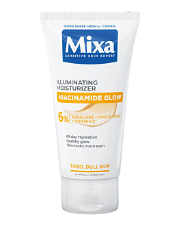 Mixa Niacinamide Glow Rozświetlający krem nawilżający z niacynamidem i witaminą C