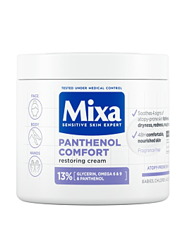Mixa Panthenol Comfort Łagodzący Krem do twarzy i ciała dla skóry atopowej 