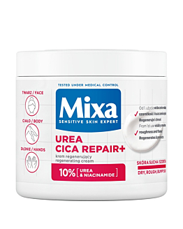 Mixa Urea Cica Repair+ Regenerujący Krem do twarzy i ciała 