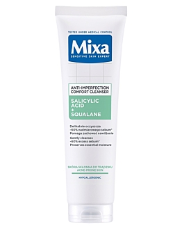 Mixa Gel Detergente Viso Anti Imperfezioni Acido Salicilico più Squalano 150 ml