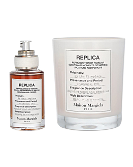 Maison Margiela Replica By The Fireplace Zestaw: woda toaletowa + świeca zapachowa