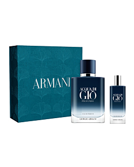Giorgio Armani Acqua di Gio Profondo Zestaw: woda perfumowana + woda perfumowana travel size