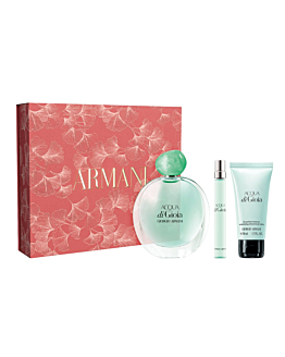 Giorgio Armani Acqua di Gioia Zestaw: woda perfumowana + woda perfumowana travel size + balsam do ciała