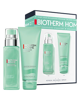 Biotherm Zestaw Homme Aquapower: Żel do mycia twarzy + Aquapower Advanced