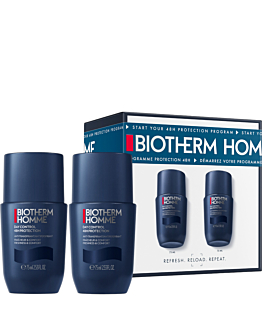 Biotherm Zestaw Homme Day Control Duo: Antyperspirant roll-on 2x75ml