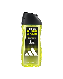 adidas Pure Game żel pod prysznic 3 w 1 dla mężczyzn, 250 ml 