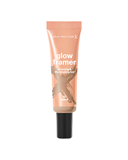 Max Factor Miracle Pure Glow Framer Fondotinta illuminante per il viso, 10 Sand